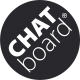 Chat Boad Black Logo